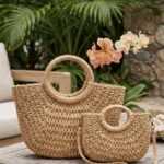 Bolsa de Palha Artesanal Meia Lua - Tamanhos Adulto e Infantil